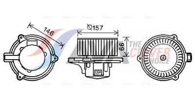 INNENRAUMGEBLäSE AVA Clever Choice KA8250