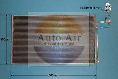 Condenser, air conditioning Auto Air Gloucester 16-0004