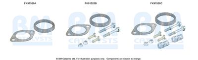 Монтажный комплект, катализатор BM CATALYSTS FK91526 для NISSAN NOTE