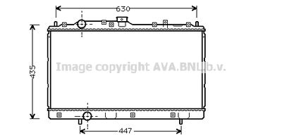 AVA QUALITY COOLING MT2113 Крышка радиатора для MITSUBISHI LANCER VI (CJ_, CP_)
