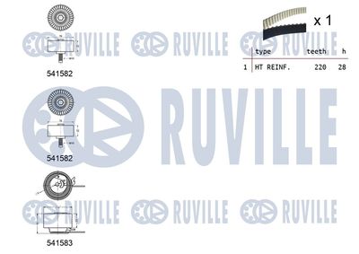 SET CUREA DE DISTRIBUTIE RUVILLE 550272 1