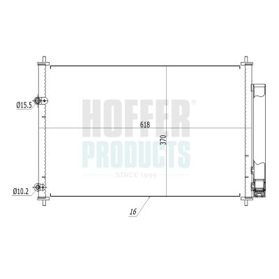 CONDENSATOR CLIMATIZARE HOFFER 991166