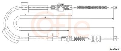 SEILZUG FESTSTELLBREMSE COFLE 92172726