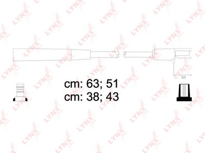 Комплект проводов зажигания LYNXauto SPC4610 для LADA PRIORA