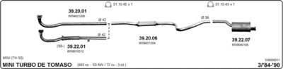 Układ wydechowy IMASAF 536000011