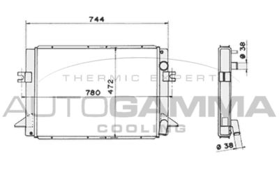 AUTOGAMMA 400758 Крышка радиатора для IVECO DAILY I c бортовой платформой/ходовая часть