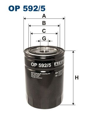 Oil Filter OP 592/5