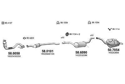 SISTEM DE ESAPAMENT ASSO ART4580