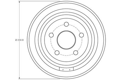 BREMSTROMMEL TRW DB4407 1
