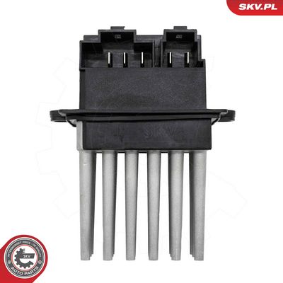 Resistor, interior blower