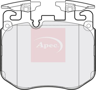 APEC Brake Pad Set, disc brake PAD2161