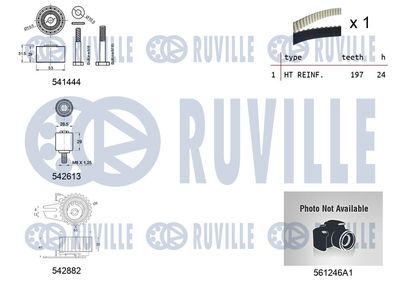 SET POMPA APA + CUREA DINTATA RUVILLE 5504961 1