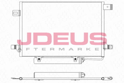 KONDENSATOR KLIMAANLAGE JDEUS M7170760