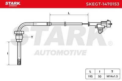 датчик, температура на изгорелите газове STARK SKEGT-1470153