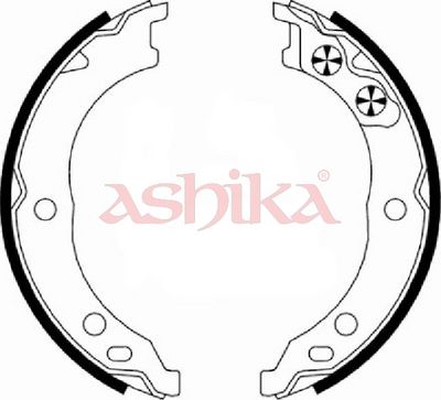 комплект спирачна челюст ASHIKA