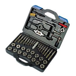 Laser Tools Metric Tap & Die Set 40pc
