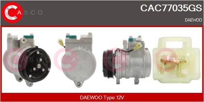 CASCO Compressor, airconditioning Genuine (CAC77035GS)