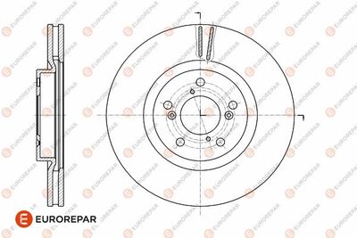 Тормозной диск EUROREPAR 1642781080 для ACURA ZDX