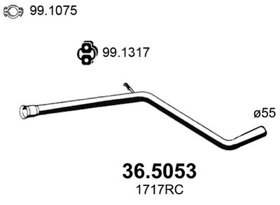 Rura wydechowa ASSO 36.5053