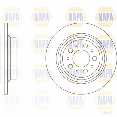 Brake Disc NAPA NBD5358