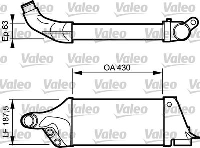 VALEO 817762 Інтеркулер для AUDI (Ауди)