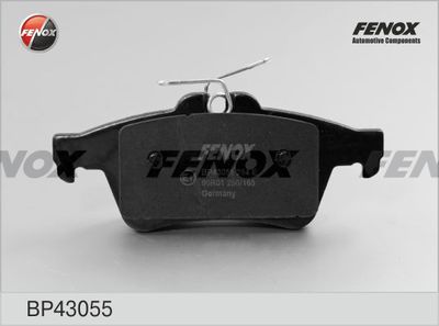 Комплект тормозных колодок, дисковый тормоз FENOX BP43055 для DAIHATSU CHARADE