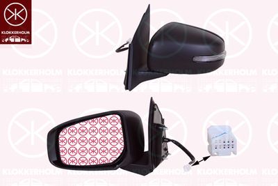 Наружное зеркало KLOKKERHOLM 37471043 для MITSUBISHI MIRAGE