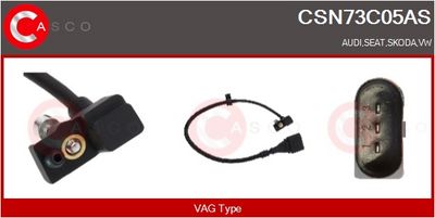 SENZOR IMPULSURI ARBORE COTIT CASCO CSN73C05AS