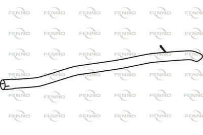 Rura wydechowa FENNO P23118