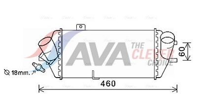 INTERCOOLER COMPRESOR AVA Clever Choice HY4389
