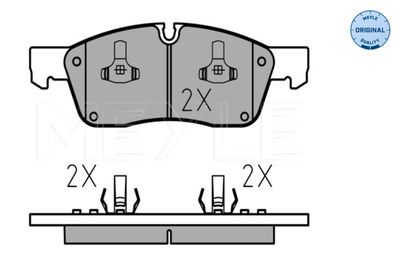 Brake Pad Set, disc brake 025 251 9021