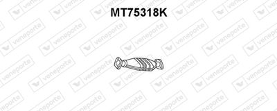 Катализатор VENEPORTE MT75318K для MITSUBISHI SPACE