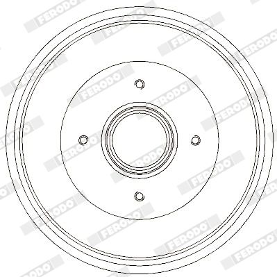 BREMSTROMMEL FERODO FDR329731 3