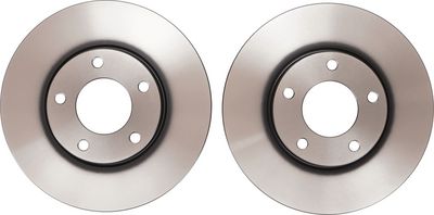 Brake disc Voor Links/Rechts past: VOLVO C30, S40 II  MAZDA 3, 5 1.3-2.2D 10.03-