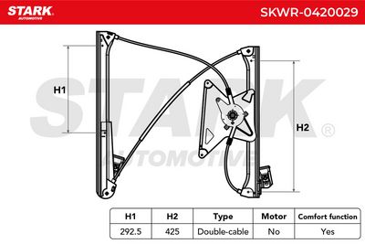 стъклоподемник STARK SKWR-0420029