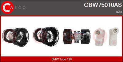 VENTILATOR HABITACLU CASCO CBW75010AS