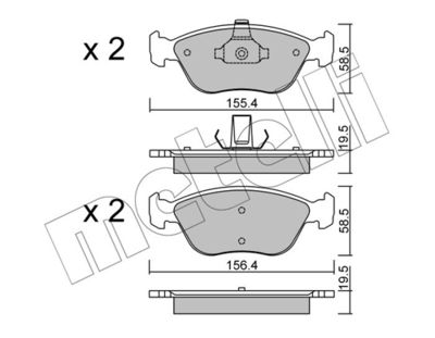 SET PLACUTE FRANA FRANA DISC METELLI 2208320