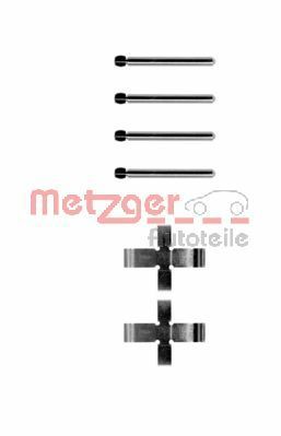 Комплектующие, колодки дискового тормоза METZGER 109-0905 для VW KAEFER