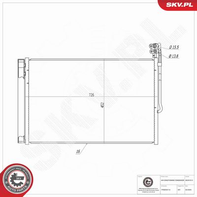 CONDENSATOR CLIMATIZARE ESEN SKV 86SKV513 6