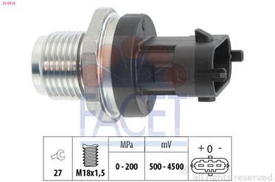 SENSOR KRAFTSTOFFDRUCK