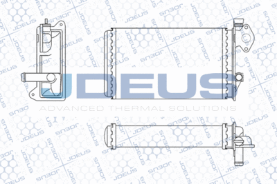 Теплообменник, отопление салона JDEUS 230V04 для VW DERBY