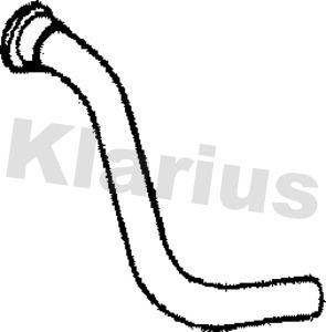 Rura wydechowa KLARIUS 110165