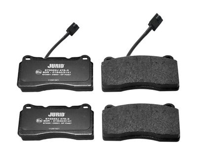 BREMSBELAGSATZ SCHEIBENBREMSE JURID 573322J