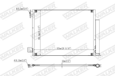 CONDENSATOR CLIMATIZARE WALKER WCD00331 6
