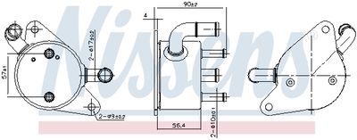 RADIATOR RACIRE ULEI CUTIE DE VITEZE AUTOMATA NISSENS 91284 5