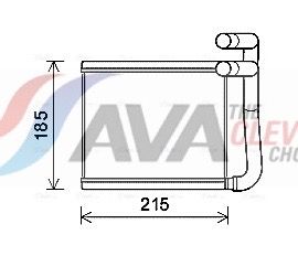 топлообменник, отопление на вътрешното пространство AVA Clever Choice HY6393
