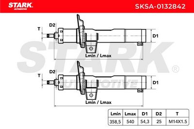 амортисьор STARK SKSA-0132842