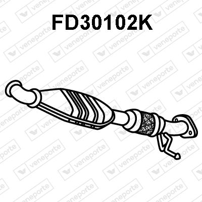Катализатор VENEPORTE FD30102K для FORD C-MAX