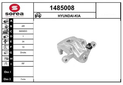 BREMSSATTEL SNRA 1485008