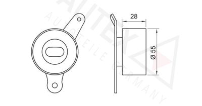 ROLA INTINZATOR CUREA DISTRIBUTIE AUTEX 641715 1